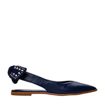 Sapatilha Carrano Slingback Lace Azul Midnight 34