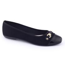 Sapatilha Casual fem Moleca 5729.111 lona sider bico verniz Sapatilha Casual fem Moleca 5729.111 lona sider bico verniz