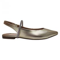 Sapatilha Casual Feminina Via Uno Com Pedrarias 866002