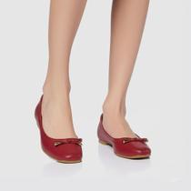 Sapatilha casual moleca bico quadrado