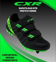 Sapatilha Ciclismo MTB CXR Pto/Verde