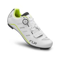 Sapatilha Ciclismo Speed FLR F-22 Branco e Verde