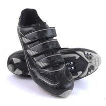 Sapatilha Ciclismo Venzo VSX EVO MTB Preto e Cinza Sapatilha Ciclismo Venzo VSX EVO MTB Preto e Cinza