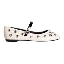 Sapatilha Classy Dm Off White Spikes Prateados