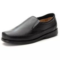 Sapatilha Comfort masculino em couro legitimo REf 1000