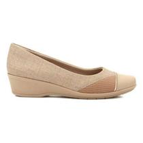 Sapatilha Comfortflex Anabela Almond - Feminina - Bege Sapatilha Comfortflex Anabela Almond - Feminina - Bege