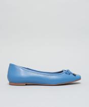 Sapatilha Couro Laco - Azul Safira Sapatilha Couro Laco - Azul Safira