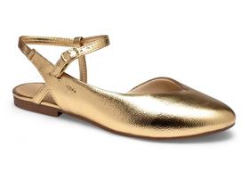 Sapatilha Dakota Conforto Bico Fino Feminina Slingback Macia - 09648