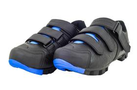 Sapatilha De Clip MTB - Giaco Com 3 tiras autocolantes - Azul