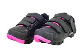 Sapatilha De Clip MTB - Giaco Com 3 tiras autocolantes - Pink Sapatilha De Clip MTB - Giaco Com 3 tiras autocolantes - Pink