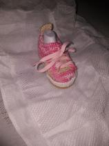 Sapatilha de crochê para bebê Sapatilha de crochê para bebê