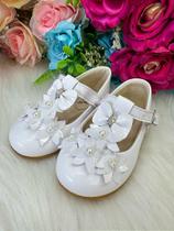Sapatilha Doce Pe Baby Branco para Meninas