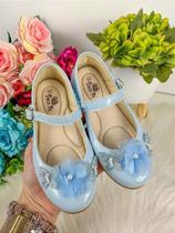 Sapatilha Doce Pé Jardim Encantado Azul Bebê - Conforto e Estilo