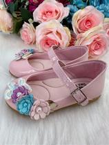 Sapatilha Doce Pe Juju Jardim Encantado Rosa - Conforto e Estilo para Crianças