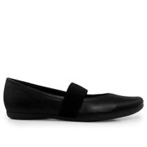 Sapatilha elástico usaflex couro