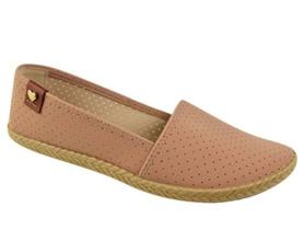Sapatilha em nobuck com microperfuros feminino adulto Sapatilha em nobuck com microperfuros feminino adulto