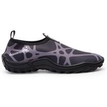 Sapatilha Esportiva Aquática de Neoprene Unissex Solado Tratorado de Borracha Cosutarada Lateral Hibrida Todos Ambientes Segura e Confortavel