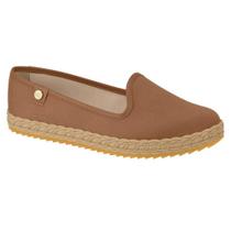 Sapatilha Fem Moleca Camurça Flex Camel 5696.304