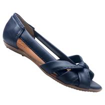 Sapatilha Feminina Anatômica Bico Aberto Esporão Confortável Sapato Calcanhar Aberto Peep toe Macio