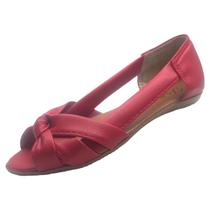 Sapatilha Feminina Anatômica Bico Aberto Esporão Confortável Sapato Calcanhar Aberto Peep toe Macio