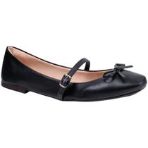 Sapatilha Feminina Bailarina Flat Delicada Bico Quadrado Loafer Confortavel Via Angel 9301