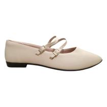 sapatilha feminina beira rio com fivéla duplo