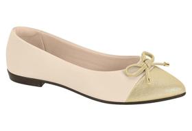 Sapatilha Feminina Beira Rio Conforto Bico Fino Lacinho 41361102