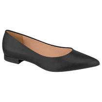 Sapatilha Feminina Bico Fino Pelica Preto Vizzano 1206.200