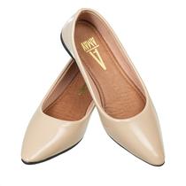 Sapatilha Feminina Bico Fino Verniz Lisa