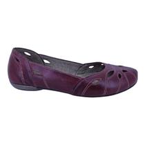 Sapatilha Feminina Bico Redondo Em Couro Scarpetti 1052 Preto