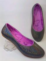 Sapatilha Feminina Casual Bico Arredondado Confortável Moda Sapatilha Feminina Casual Bico Arredondado Confortável Moda