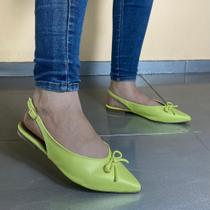 Sapatilha Feminina Com Fivela Confortável Estilosa Laço 184