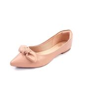 Sapatilha Feminina Com Laço Folha