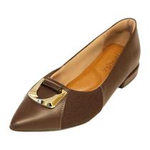 Sapatilha Feminina Confortavel Macia Couro Elegante Usaflex Sapatilha Feminina Confortavel Macia Couro Elegante Usaflex