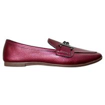 Sapatilha Feminina Couro Legitimo Vermelho