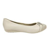 Sapatilha Feminina em Couro Off White Bottero 353605 Sapatilha Feminina em Couro Off White Bottero 353605