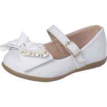 Sapatilha Feminina Infantil Boneca Sapato Menina Laço Perola Delicada Confortável Leve