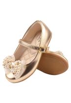 Sapatilha Feminina Infantil Feminino Social Festa Sapatilha Passeio Menina Ouro light LMV02-LC Sapatilha Feminina Infantil Feminino Social Festa Sapatilha Passeio Menina Ouro light LMV02-LC