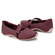 sapatilha feminina kolosh casual cabernet palmilha gel