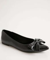 Sapatilha Feminina Laço Bico Fino-15096 Sapatilha Feminina Laço Bico Fino-15096