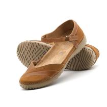 Sapatilha Feminina Lis em Couro Nobuck Desert Caramelo - 6731ND