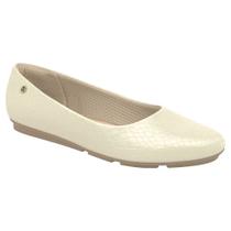 Sapatilha Feminina Maxi Michele Croco Off White Piccadilly 122005-99 Sapatilha Feminina Maxi Michele Croco Off White Piccadilly 122005-99