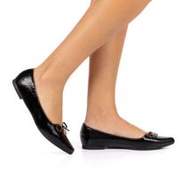 Sapatilha Feminina Melina Bico Fino Moda Confortável C/ Forro