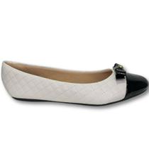 Sapatilha Feminina Metalizada Sua Cia Confortável Bico Redondo