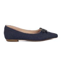 Sapatilha Feminina Moda Drica Bico Fino Macia Confortavel