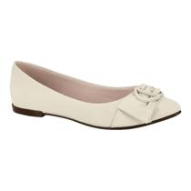 Sapatilha Feminina Moleca 5301.376 Sapato Confortavel Baixa Laço Casual