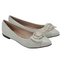 Sapatilha Feminina Moleca 5301.376 Verniz Branco Off