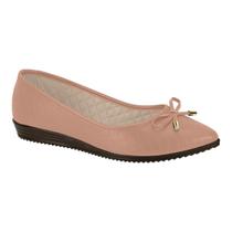 Sapatilha Feminina Moleca 5778.102 Anabela Laço Confortavel Casual