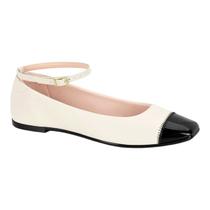 Sapatilha Feminina Moleca Bailarina Boneca Virginia Offwhite Sapatilha Feminina Moleca Bailarina Boneca Virginia Offwhite