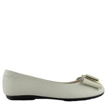 Sapatilha Feminina Moleca Bico Redondo Com Laço